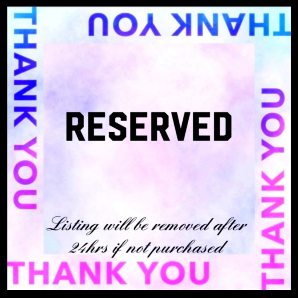 Reserved listing for Karen Sutherlind